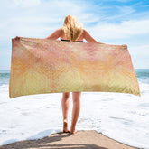 Sateen Serenity Texture Premium Bath Towel